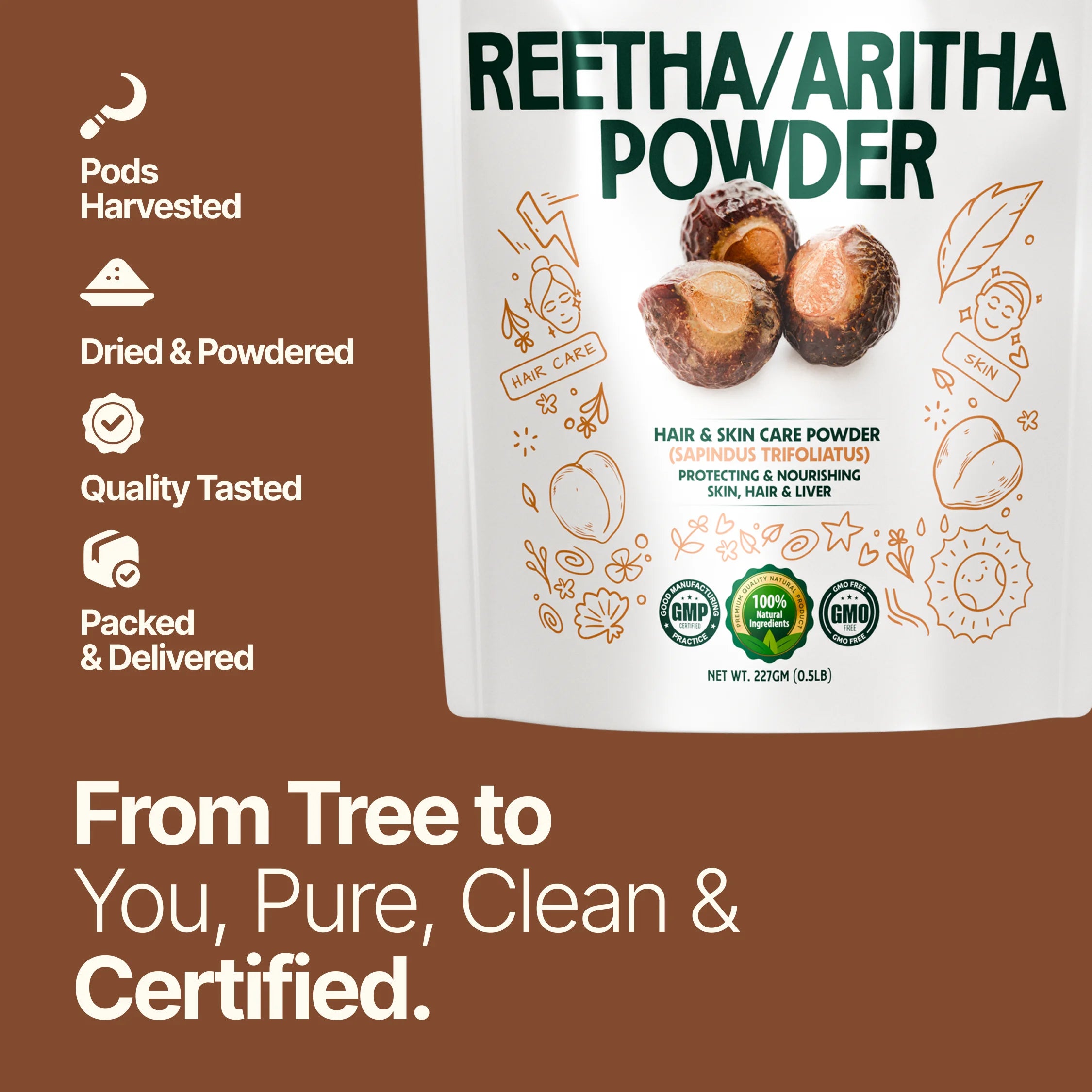 Reetha Aritha Powder