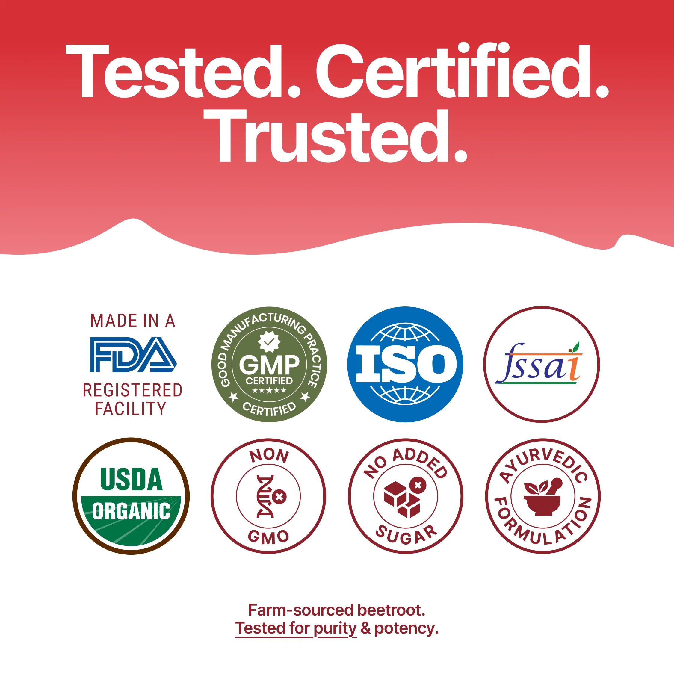 Organic beetroot powder