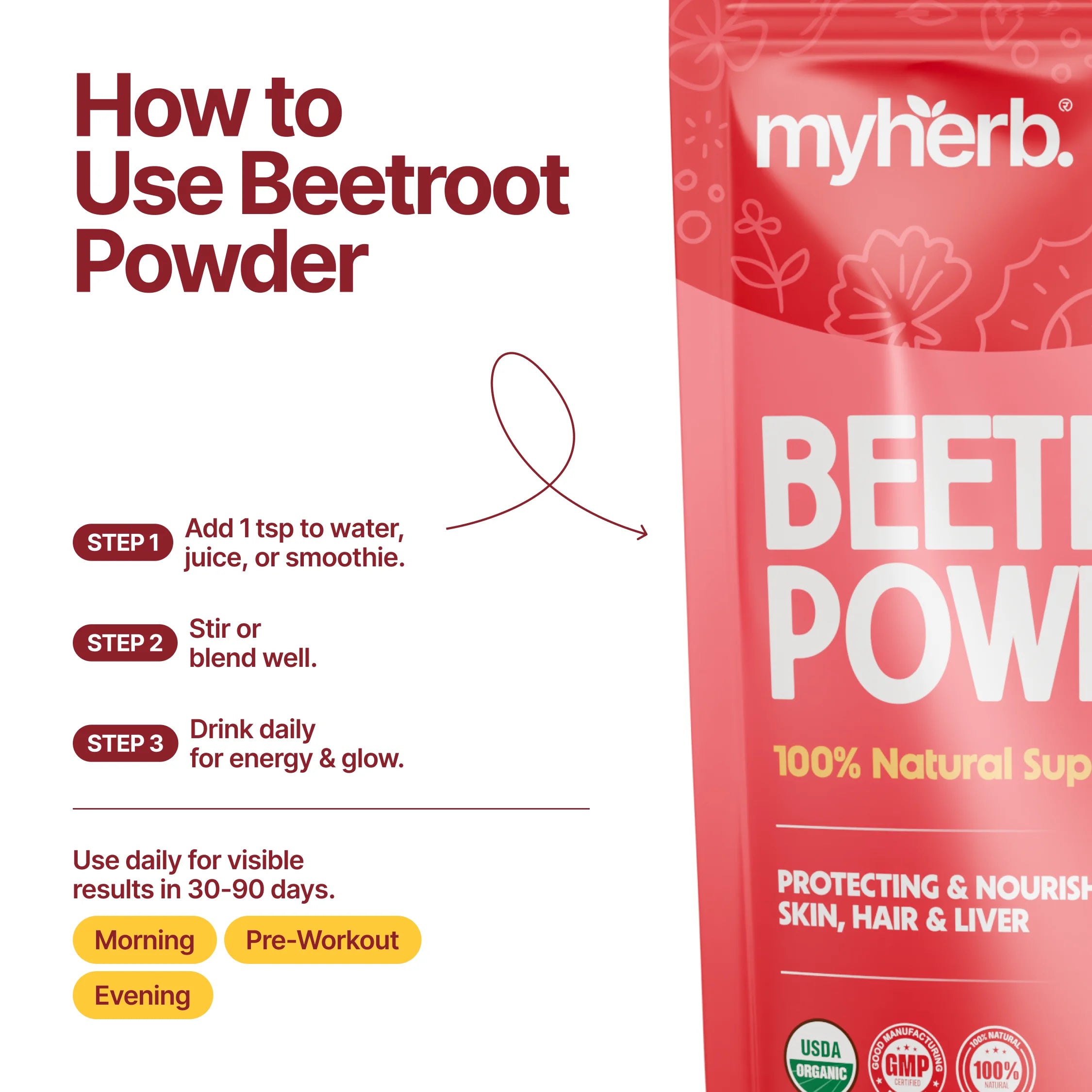 Organic beetroot powder