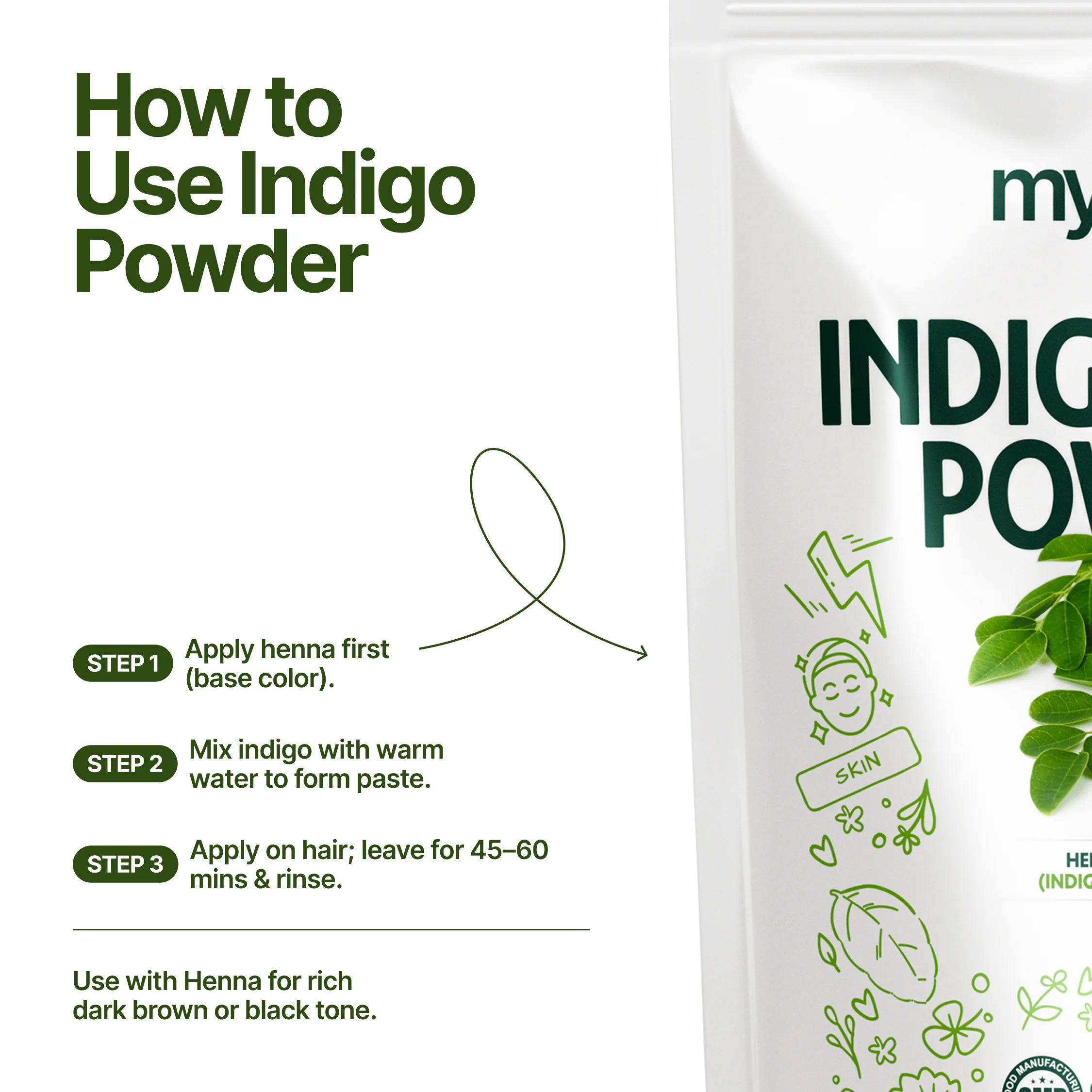 Indigo Leaf Powder