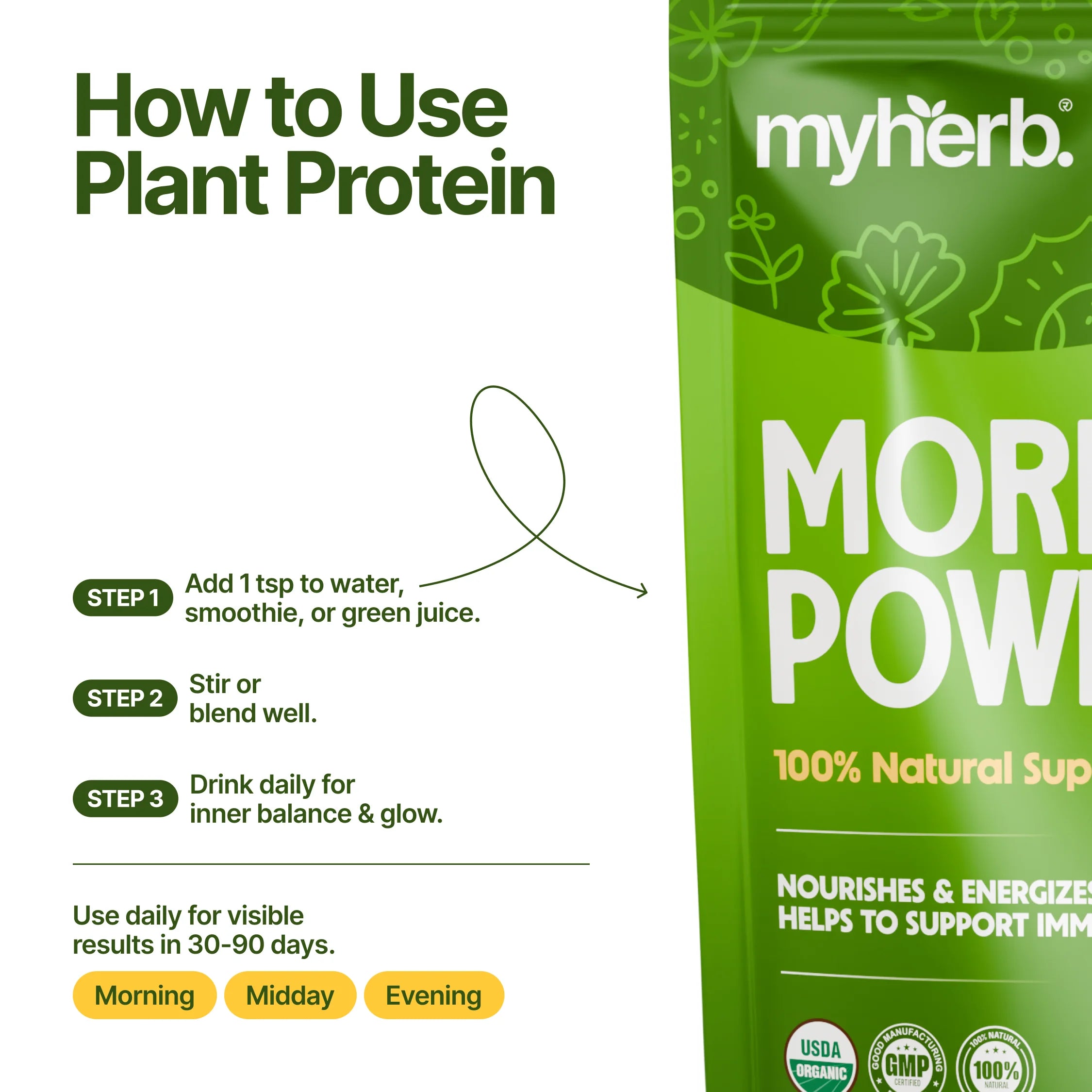 Organic Moringa powder