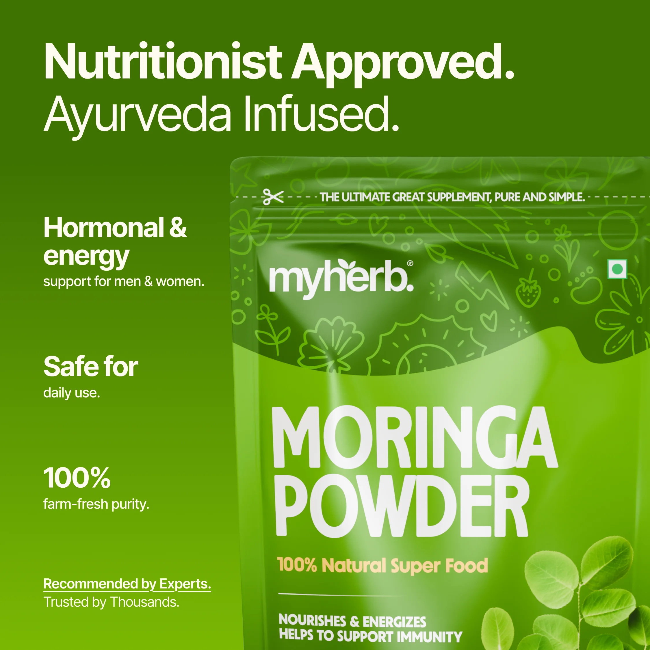 Organic Moringa powder