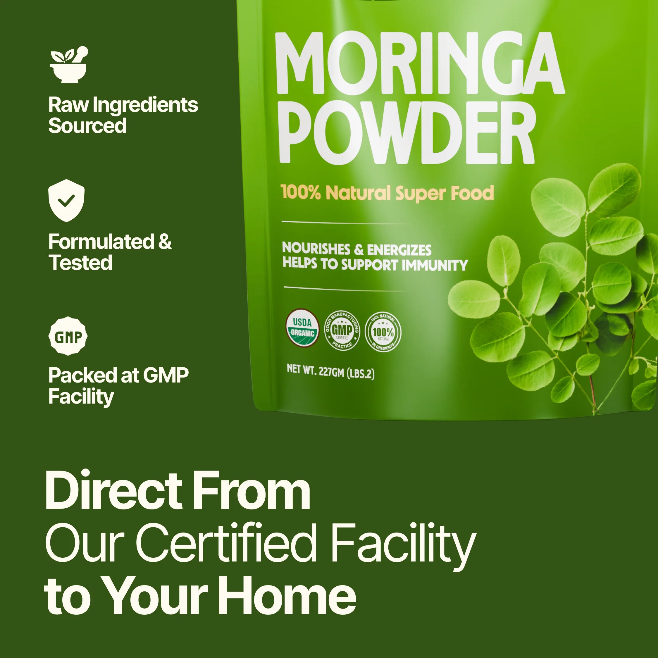 Organic Moringa powder
