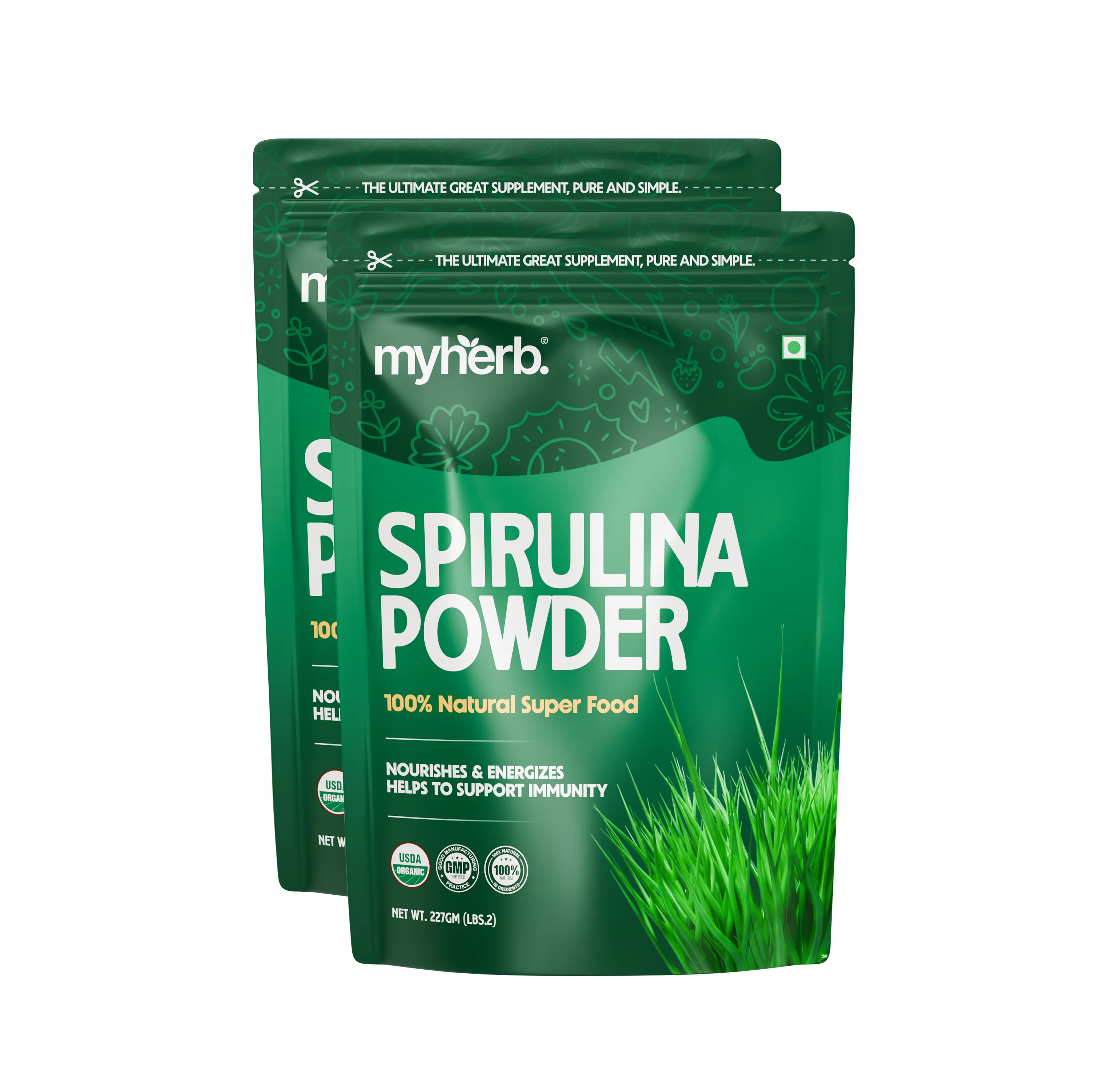 Organic Spirulina powder