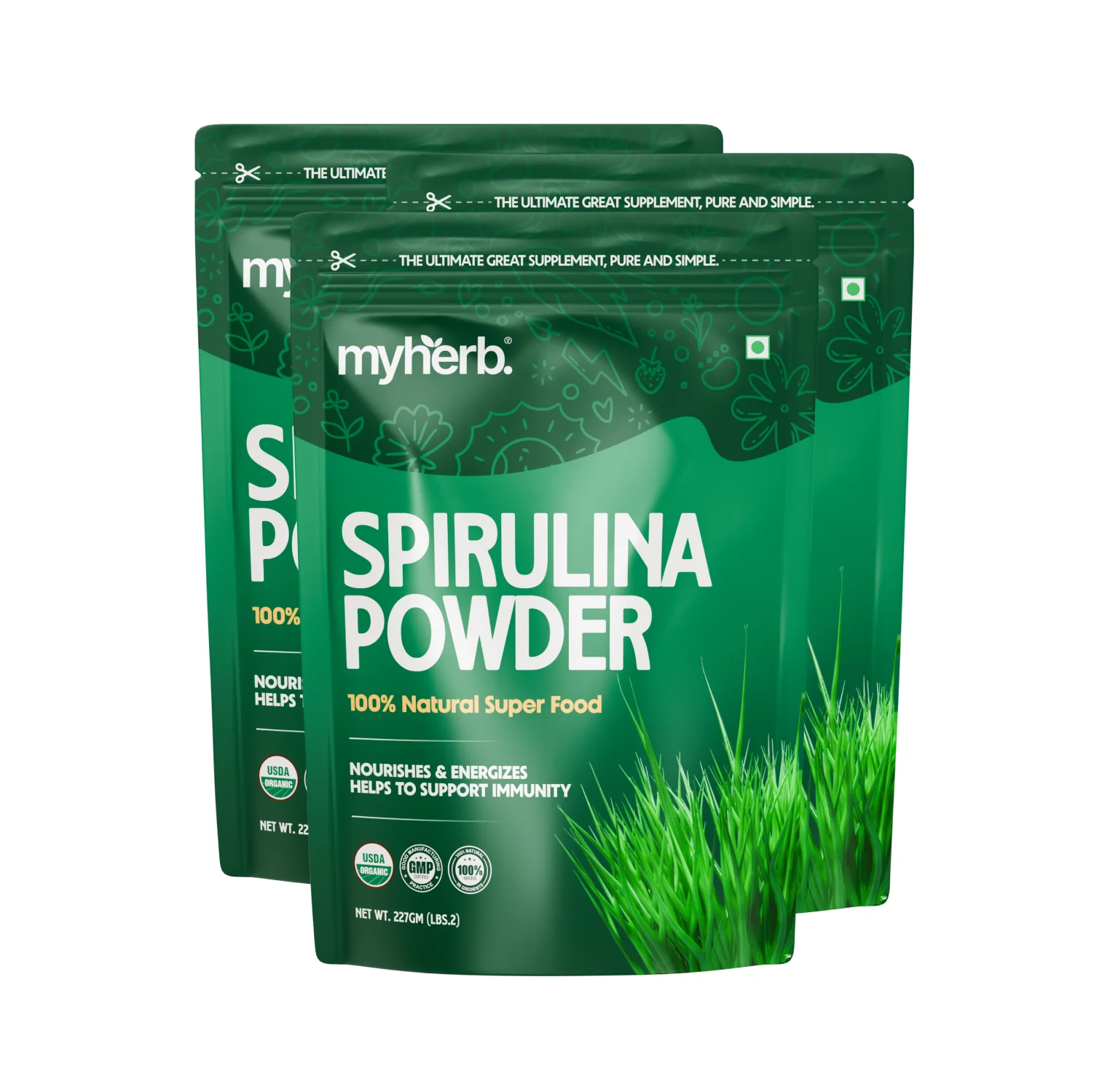 Organic Spirulina powder