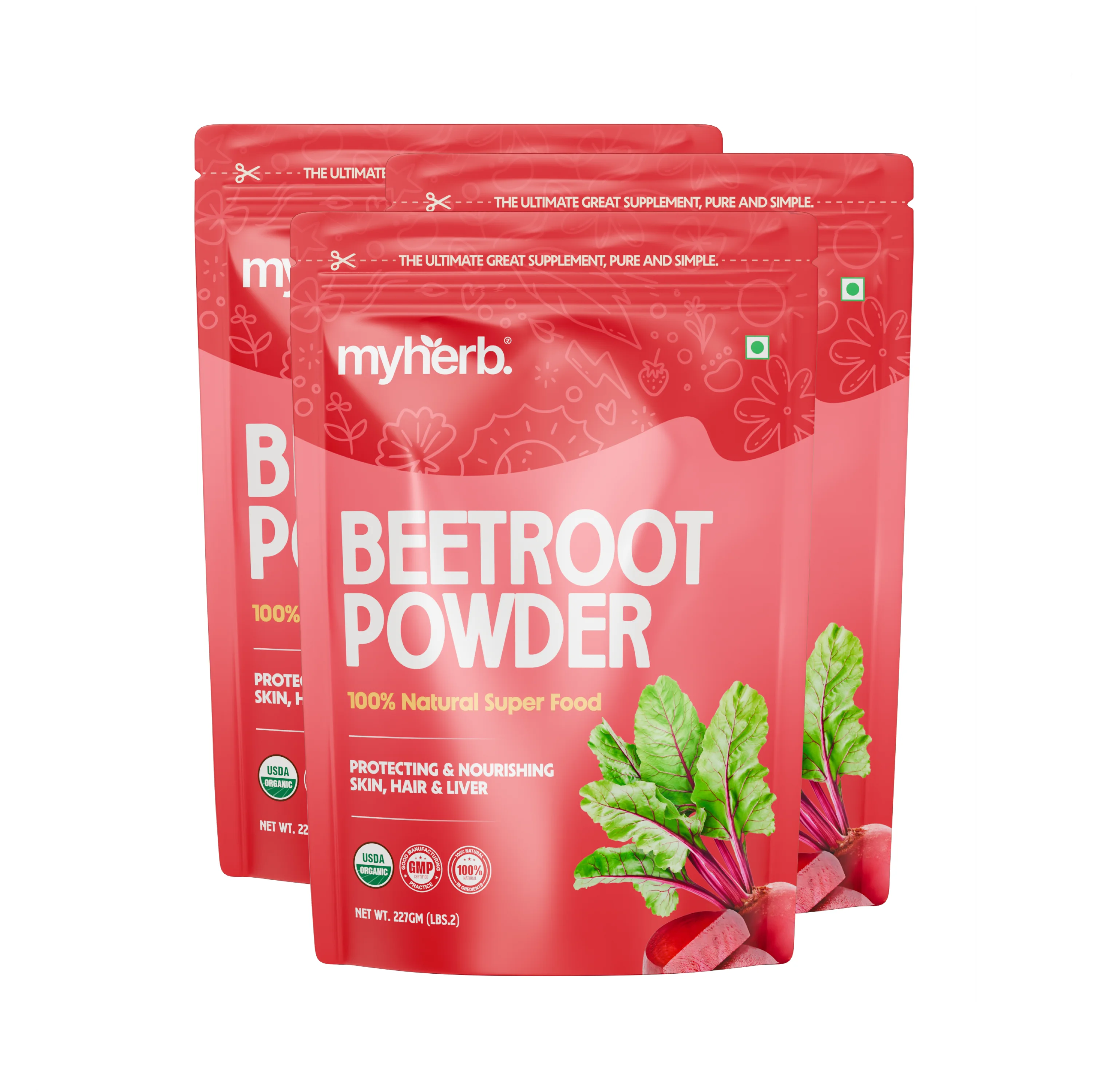 Organic beetroot powder