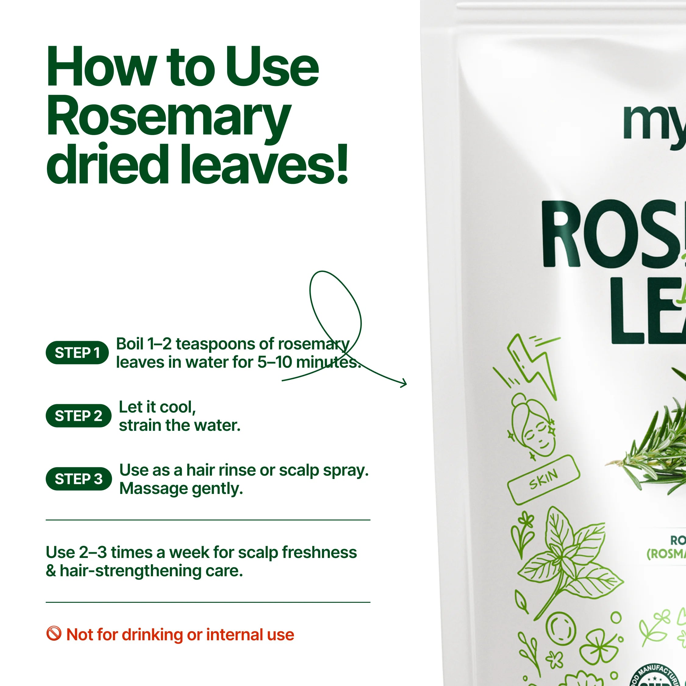 Rosemary Dried Leaves