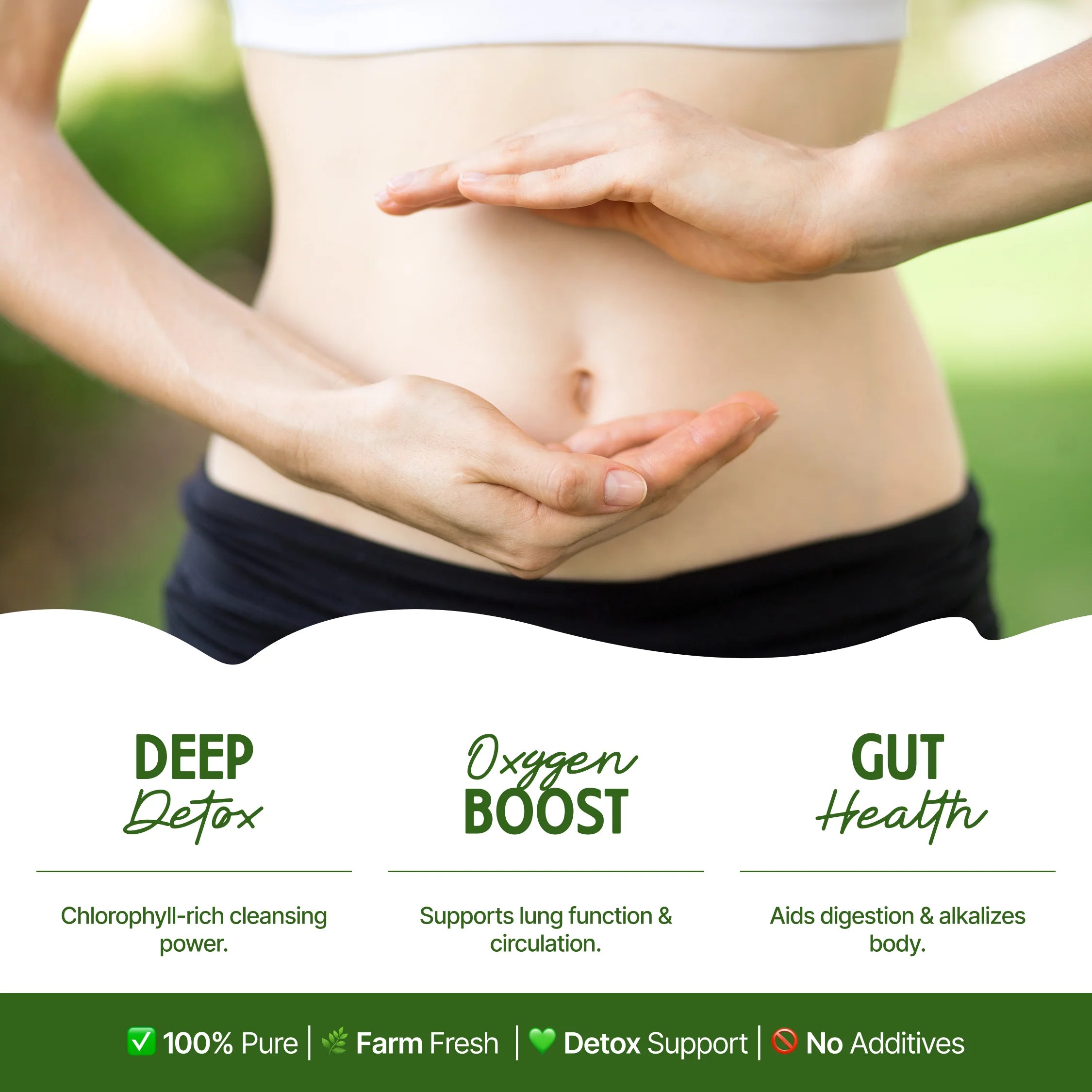 Organic wheatgrass powder