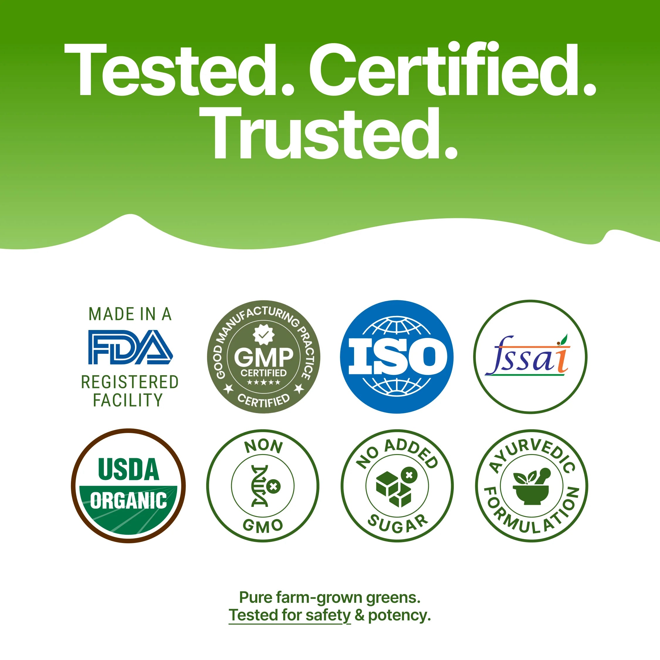 Organic wheatgrass powder