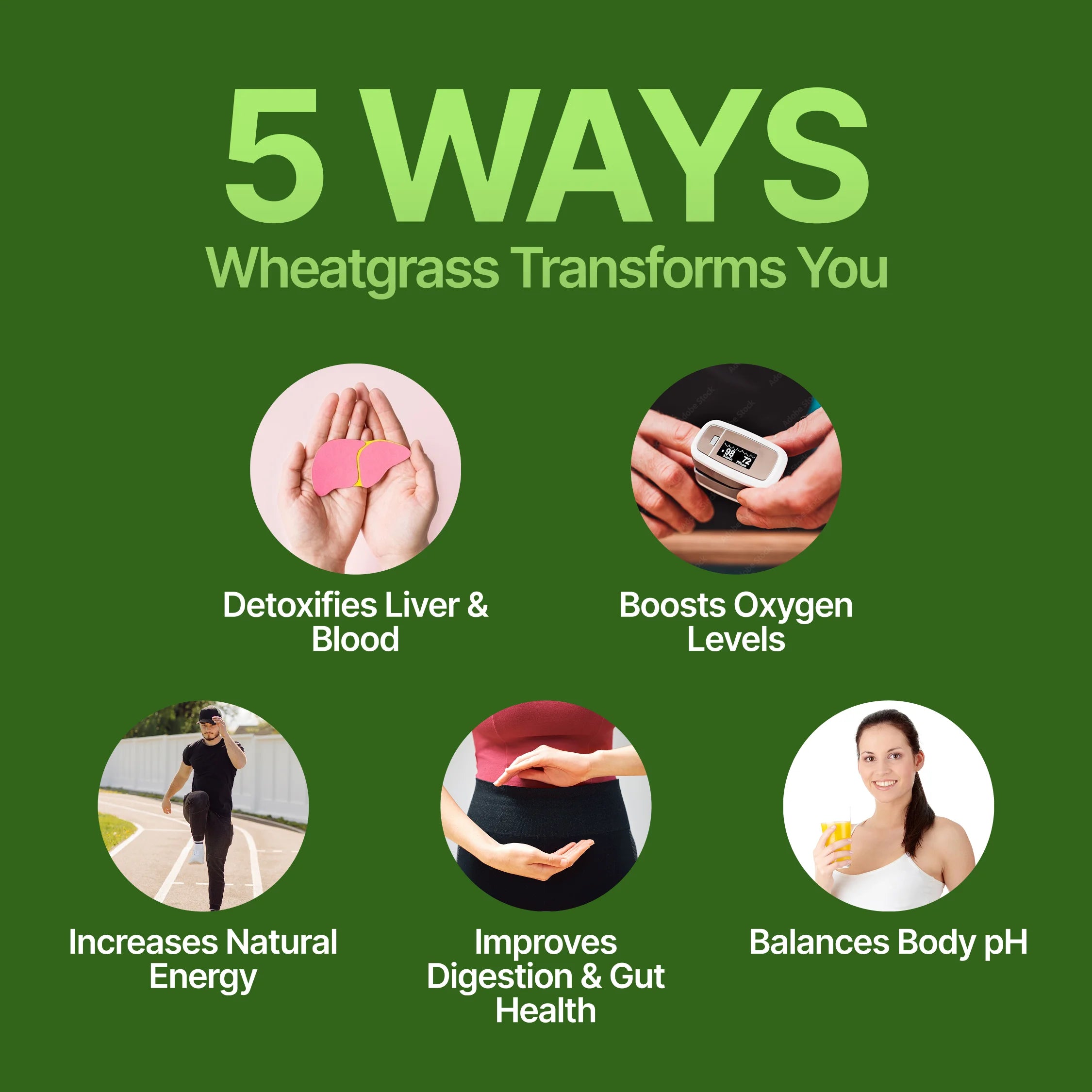 Organic wheatgrass powder